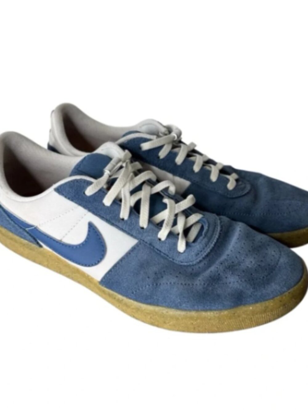 NIKE Men’s SB Team Classic Mystic Blue Suede White Gum Sole Stadium